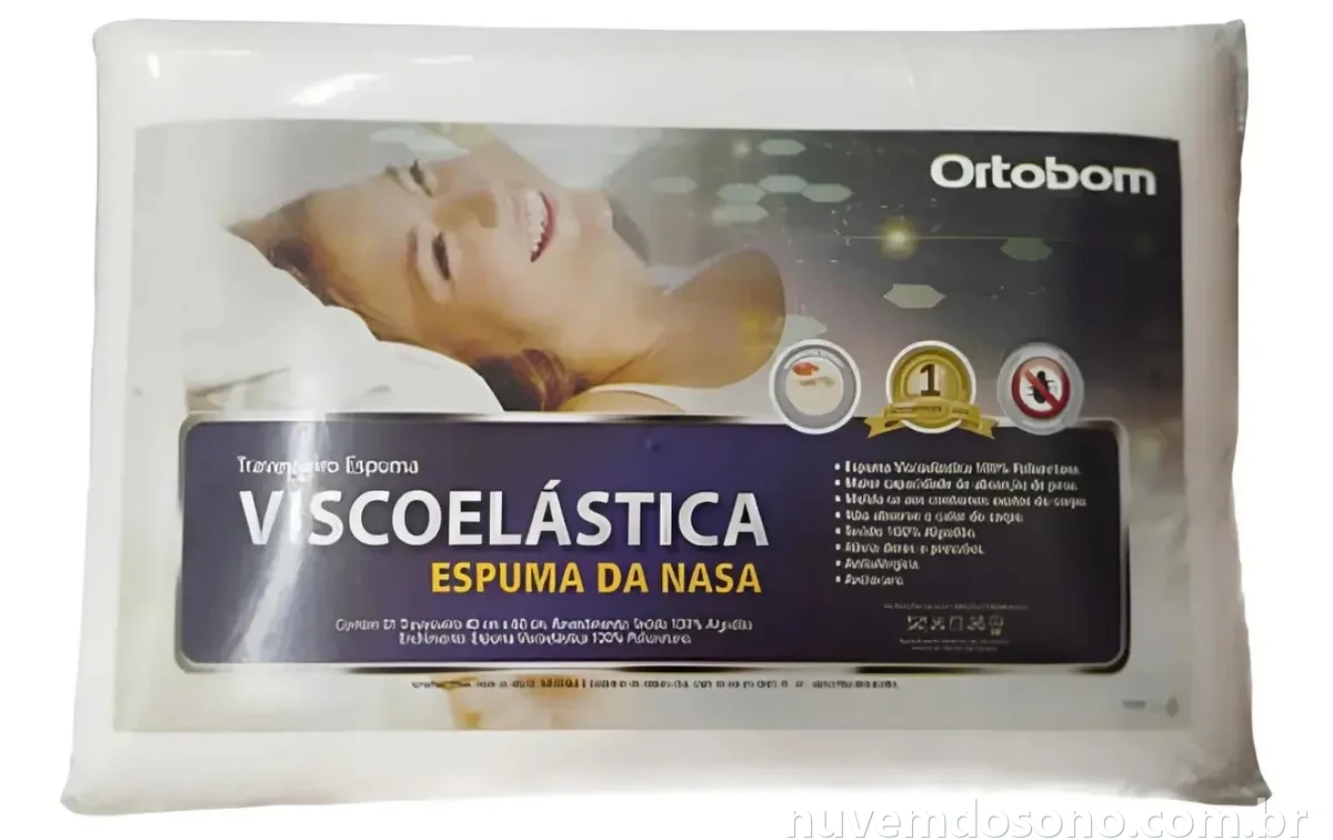 Travesseiro Espuma Viscoelástica — Travesseiros Ortobom na Nuvem do Sono